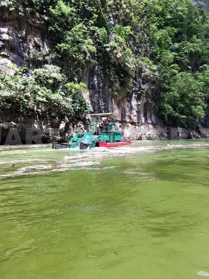 Se mantendrá la limpieza permanente del río Grijalva, en su cauce del Cañón del Sumidero. Cortesía. CP